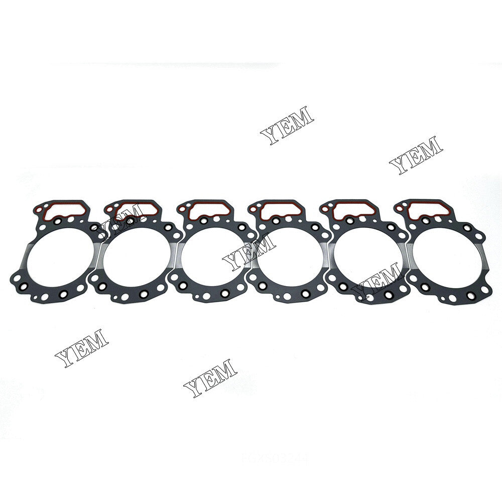 6D125 Head Gasket 6150-17-1813 Fit For Komatsu Engine For Komatsu Head Gasket
