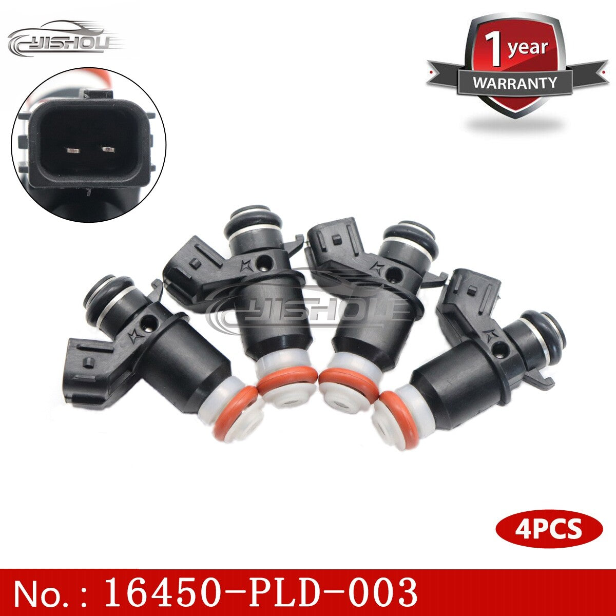 Package Fuel Injectors for 2003 and 2004 for Suzuki GSXR1000 1571010G00 FJ637 15710-10G00