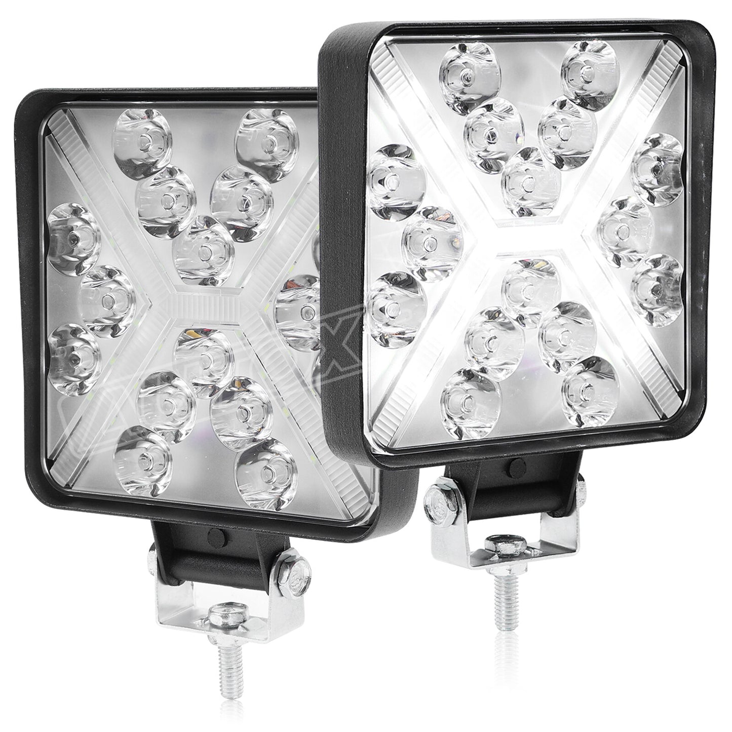 Pair 4 Inch Super Bright LED Work Light Bar Car Offroad Lights Car Reverse Light