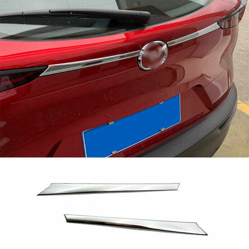 for Mazda CX-30 2020-22 ABS Chrome Rear Tail Door Trunk Tailgate Lid Trim Strip