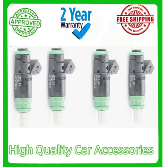 4-piece fuel injector nozzle pack for Ford Focus Fiesta Petrol engine Siemens 98MF-BB