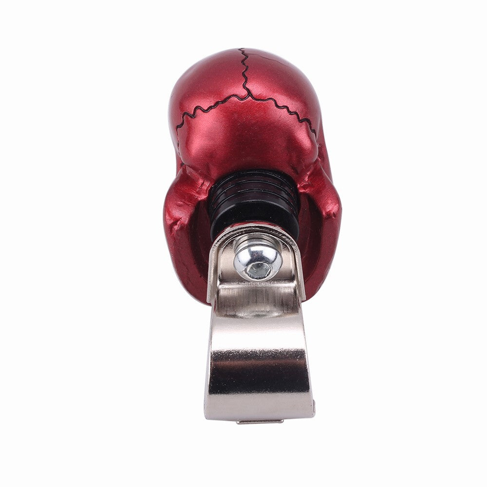 Universal Red Skull Head Steering Wheel Knob Booster for Auto/Truck/ for Golf Cart