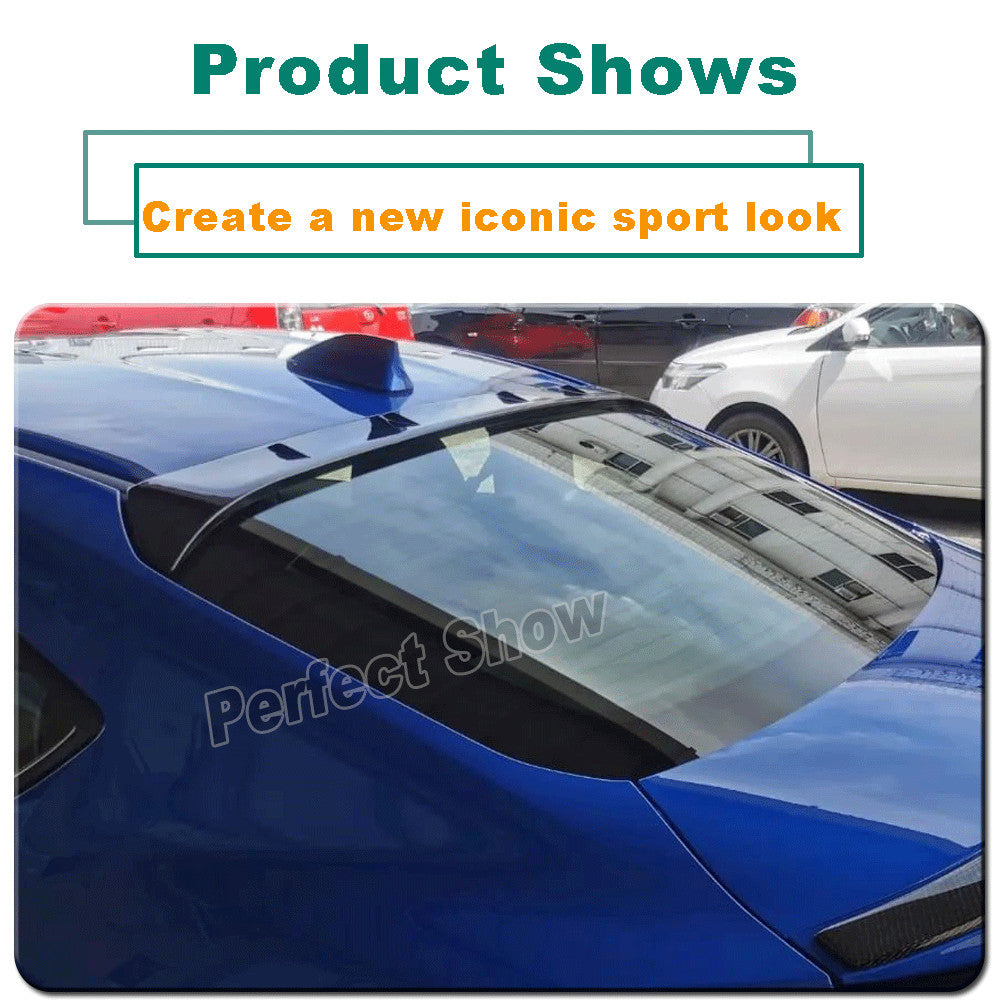 for SUBARU BRZ for TOYOTA GR86 2022-23 REAL CARBON Rear Roof Spoiler Window Wing Lip