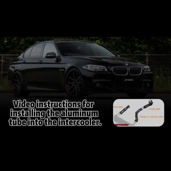 Intercooler +Charge Pipe Kit for BMW 535i F07/F10/F11 640i F12/F13 740i N55 Blue