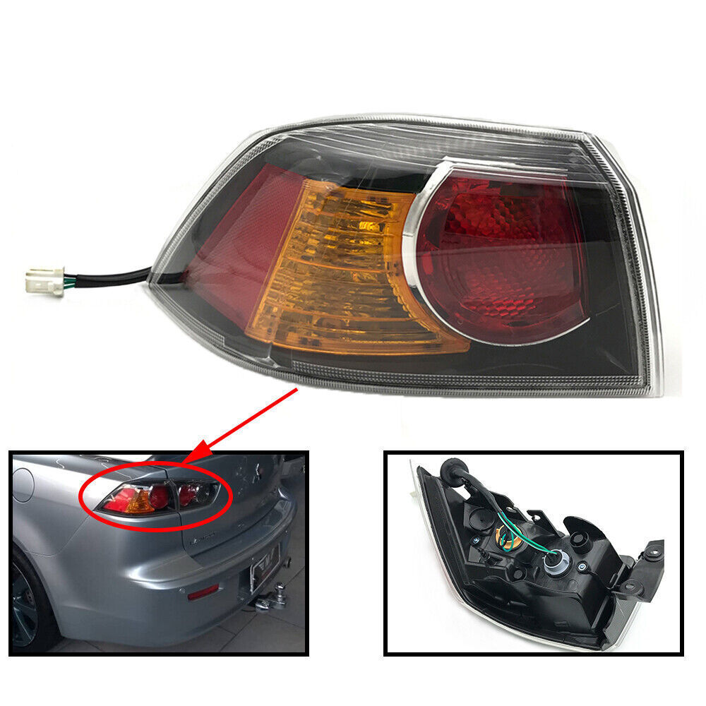 Tail Light Lamp Left Driver Side Fits for Mitsubishi Lancer 2009-2015 8330A621