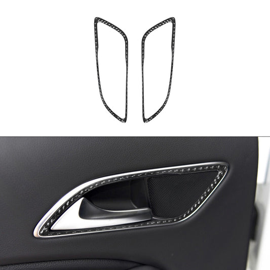 2Pcs Rear Door Handles Trim Cover for Mercedes Benz CLA 2014-2018/GLA 2015-2018