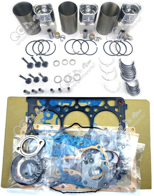 3KC1 Overhaul Rebuild Kit for 3KC1 for Isuzu EngineHANIX S15 B15 Excavator Sumitomo
