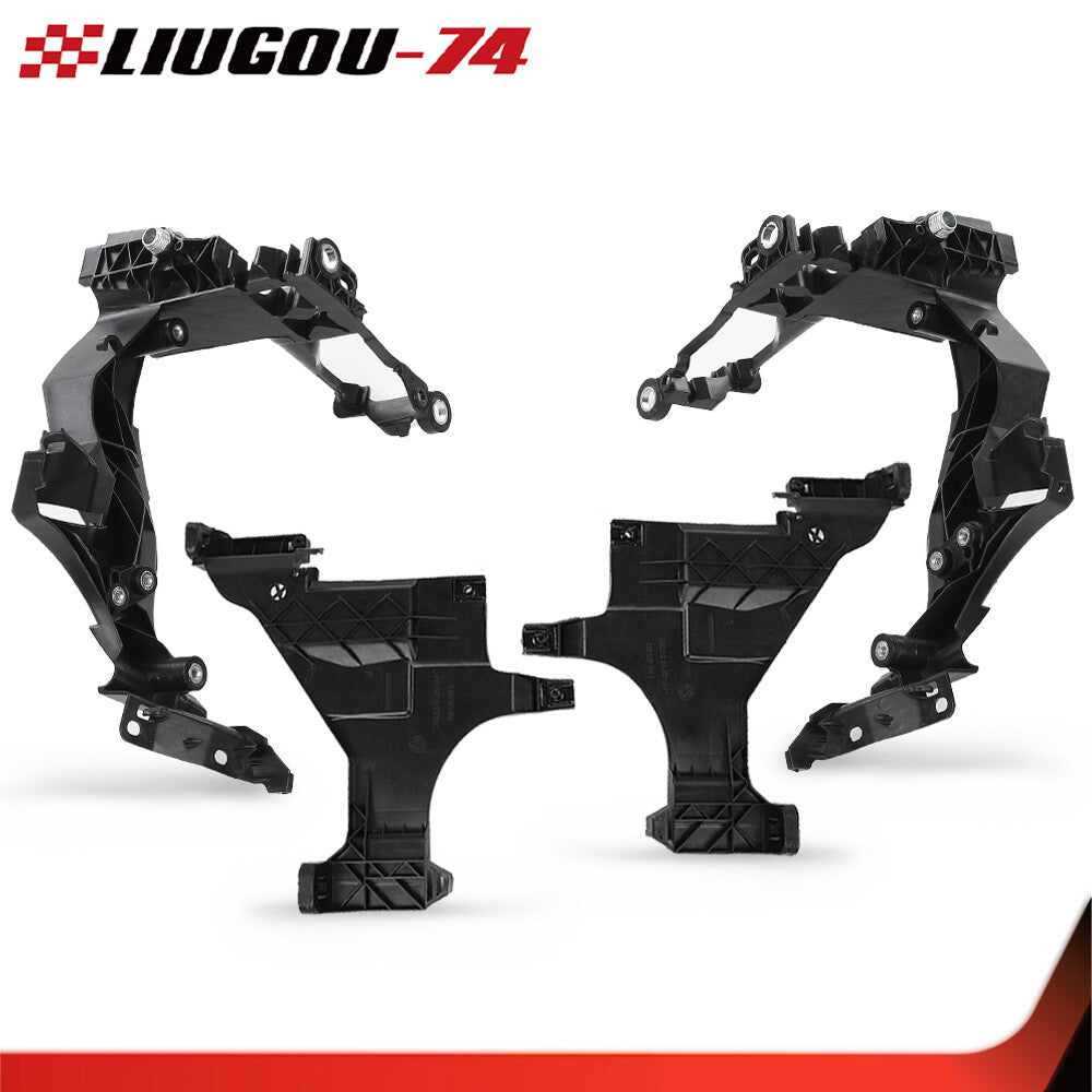 4-piece headlight bracket support base plate suitable for 2008-2012 for Audi for A4,B8, S4.
