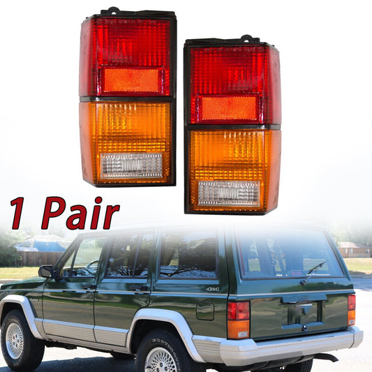 1Pair Tail Light Set For 1984-1996 for Jeep Cherokee Wagoneer