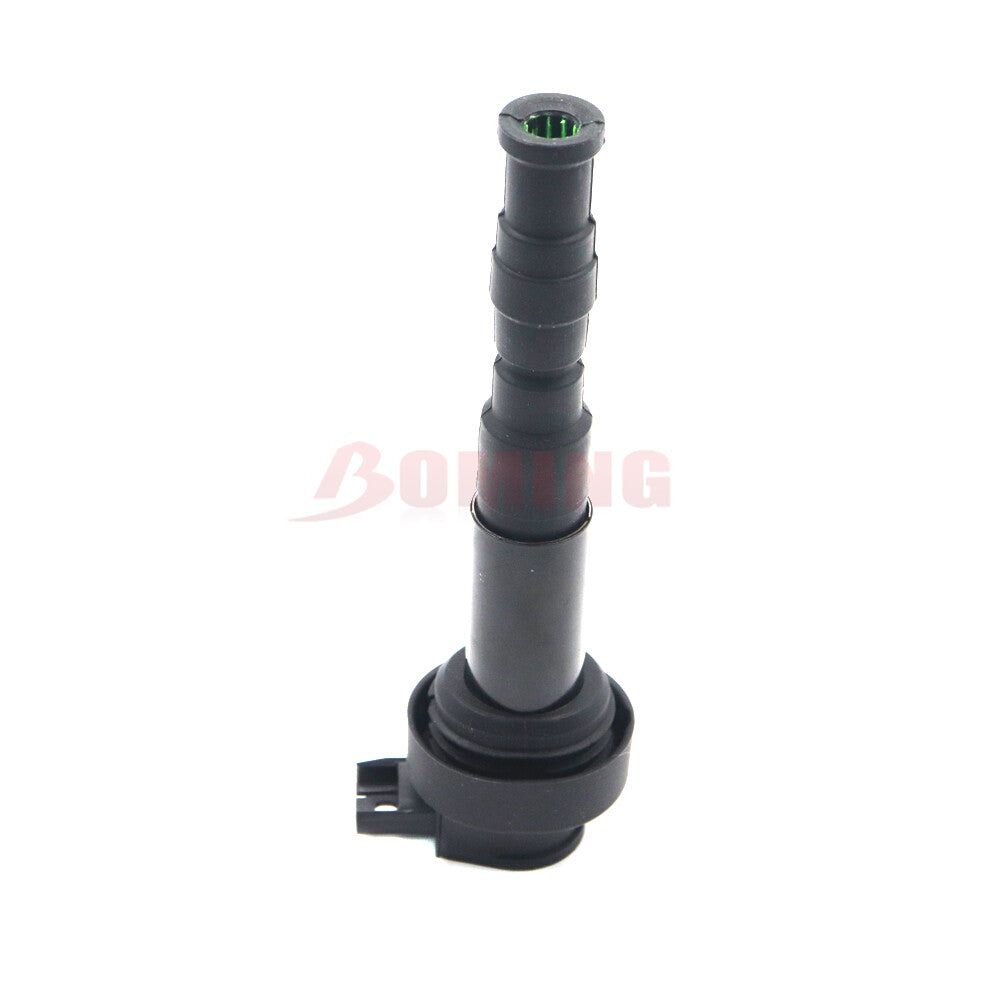 4-pack of brand new ignition coils (7715846) suitable for BMW K1300S, K1200R, F700GS, F800GT, F800R, and F800S.
