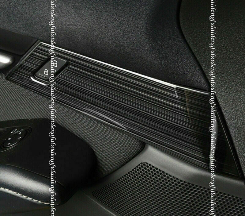 for Mazda CX-30 2020-2022 Black titanium Inner Door Handle Bowl Cover Decor Trim