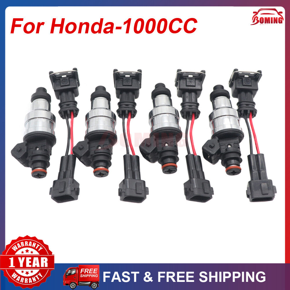for honda for Acura B16 B18 B20 D16 D18 F22 H22 H22A Inc.Clips 1000cc Fuel Injectors