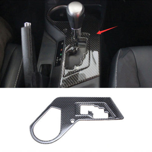 Carbon Fiber Style Inner Gear Shift Frame Cover Trim for Toyota RAV4 2016-2018