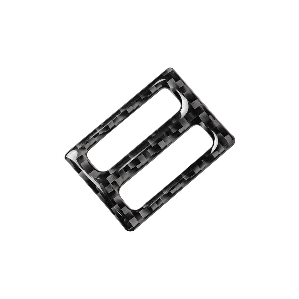 1Set Carbon Fiber Rear Air Vent Outlet Cover Trim for BMW 5 Series F10 2011-2017