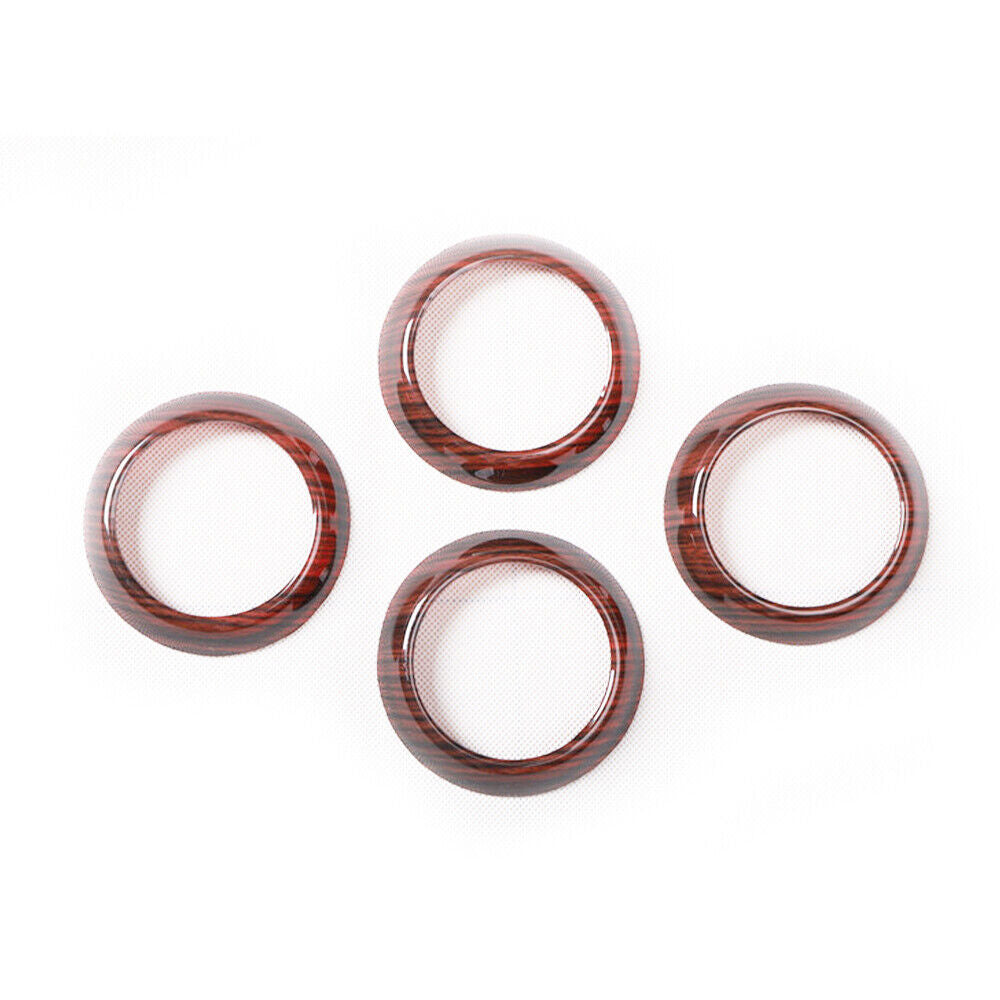 Car Inner Middle Air Outlet Vent Cover Trim Fit for Audi Q2L 2018-2021 Red Wood