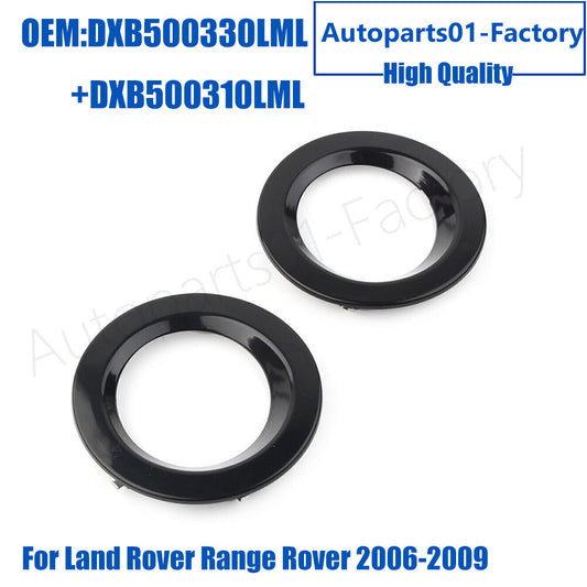 1Pair Left+Right Fog Lamp Light Bezel for Land Rover for Range Rover 2002-09