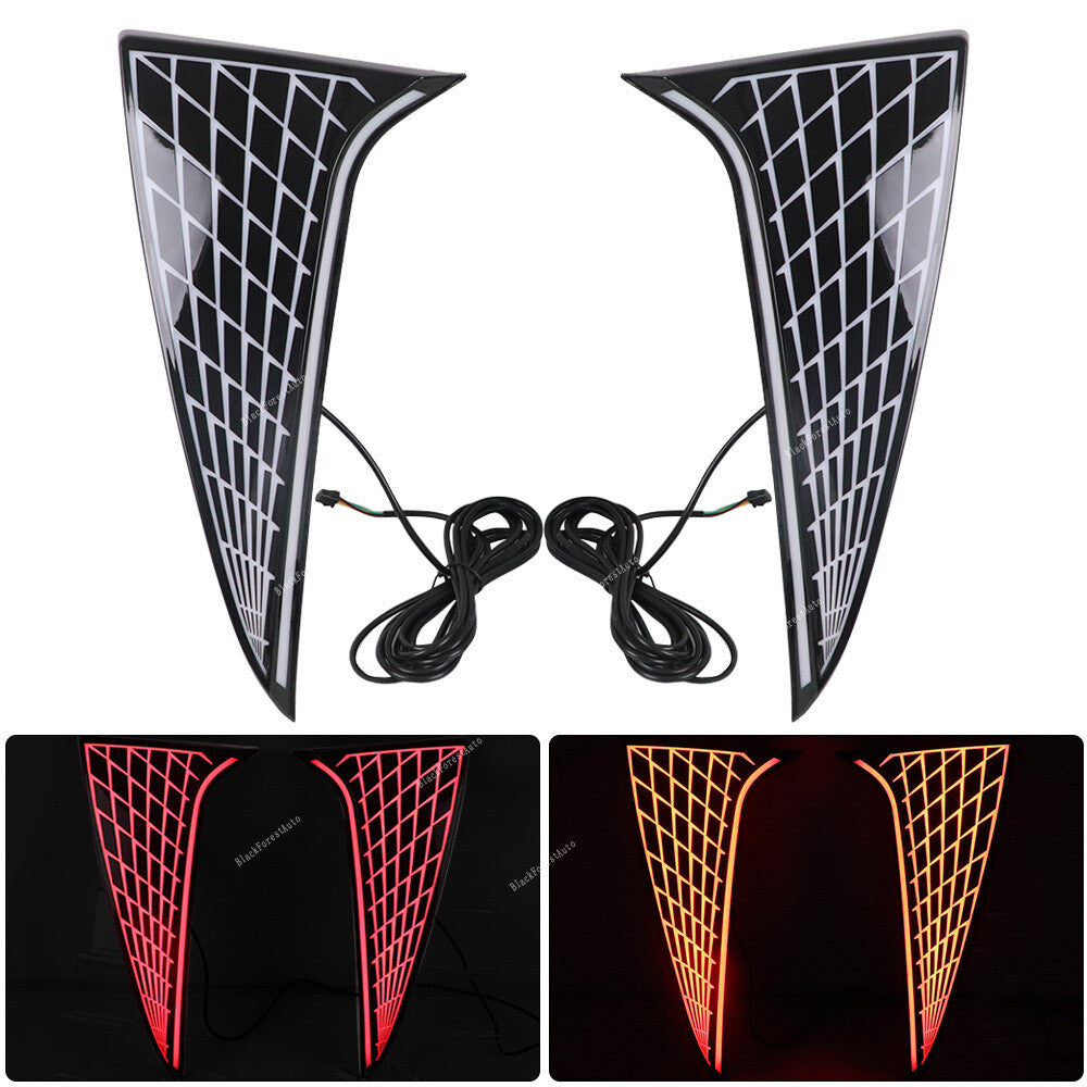 for Toyota for Sienna 2021-2023 Rear Window Pillar Lamps LED Trunk Tail Brake Lights