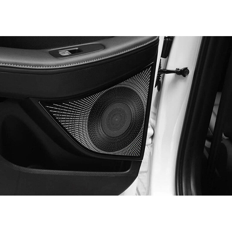 for Hyundai Sonata 2020-2023 Black Car Inner Door Speaker Horn Frame Cover Trim