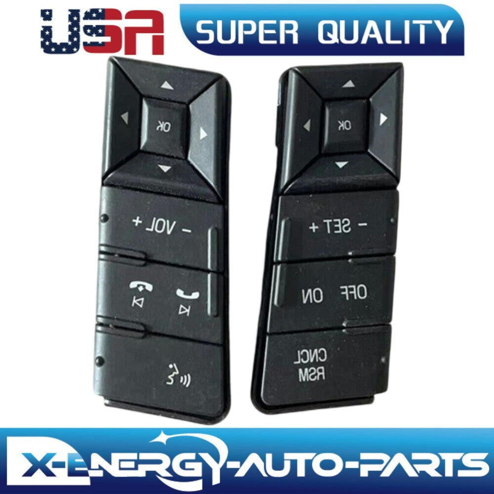 NEW For 2015 for Ford Expedition Cruise Control Steering Wheel Buttons Switch LH +RH
