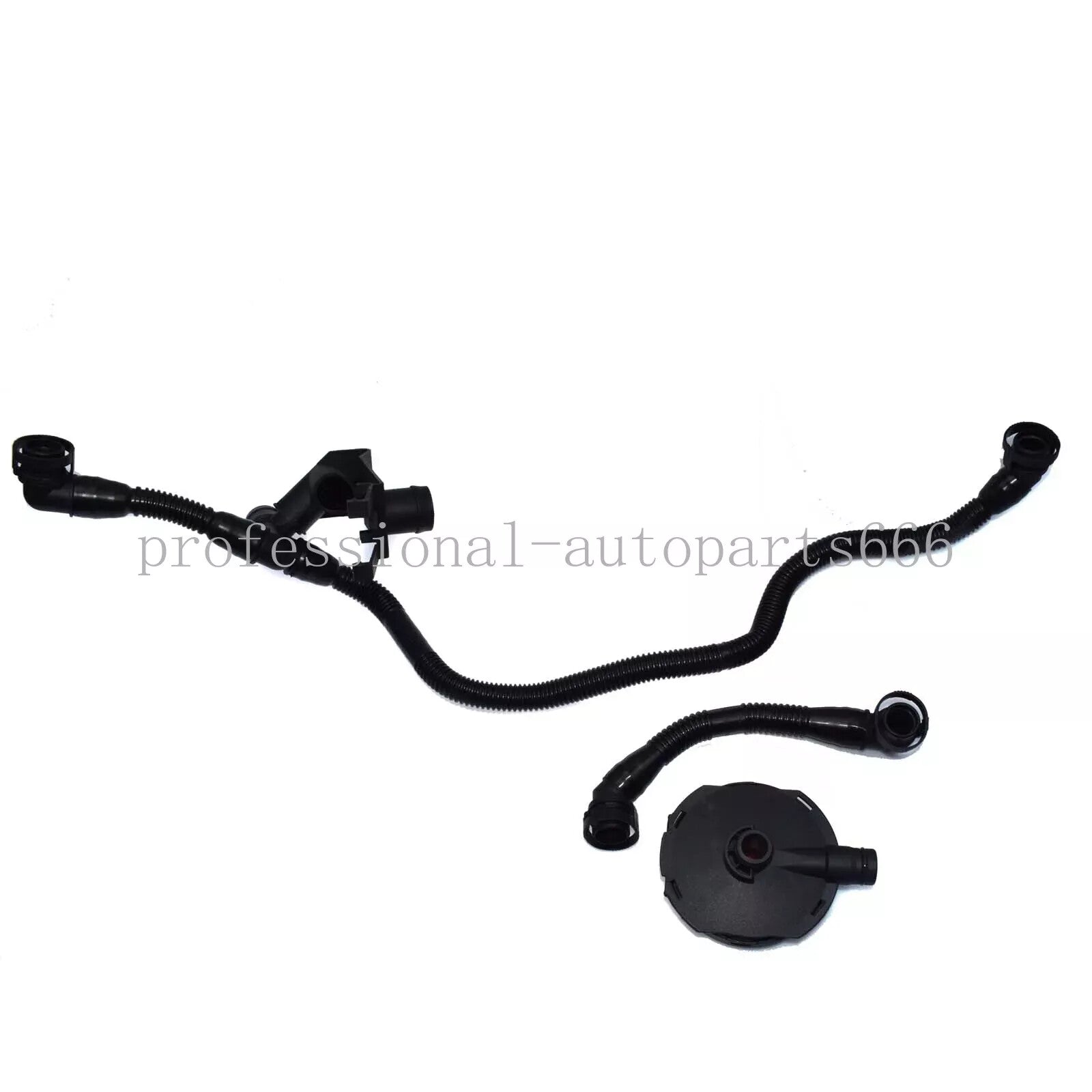 Crankcase ventilation valve and breather PCV vacuum hose for Audi A4, A6, for A8 Quattro 3.0 V6
