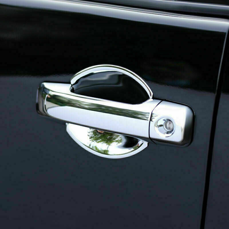 4Pcs Chrome Exterior Side Door Handle Cover Trim for Toyota FJ Cruiser 2007-2014
