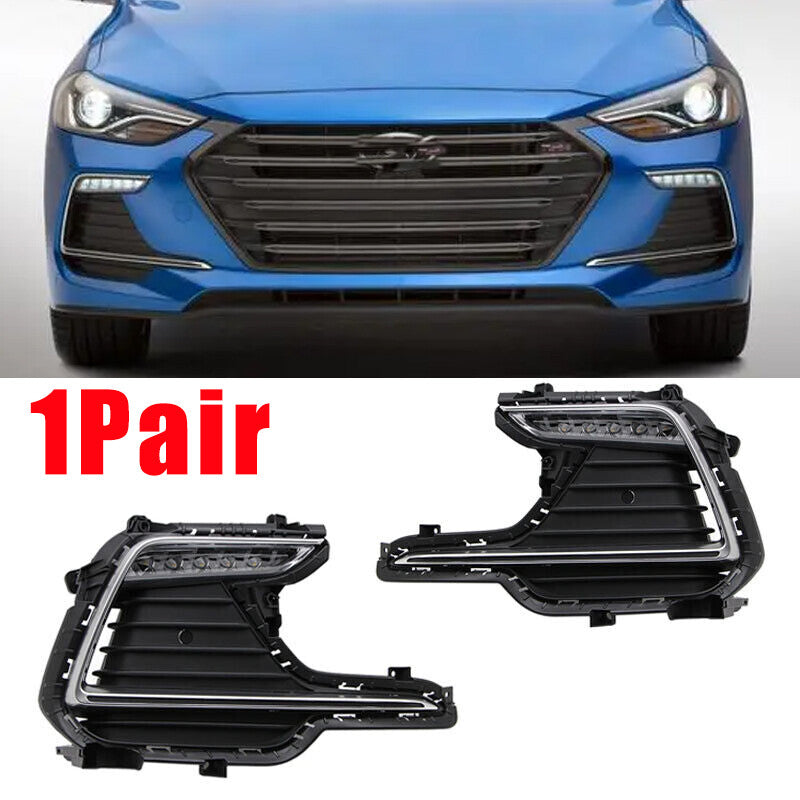for Hyundai for Elantra Sport 2016-2018 Daytime Running Fog Light Turn Signal Lamp