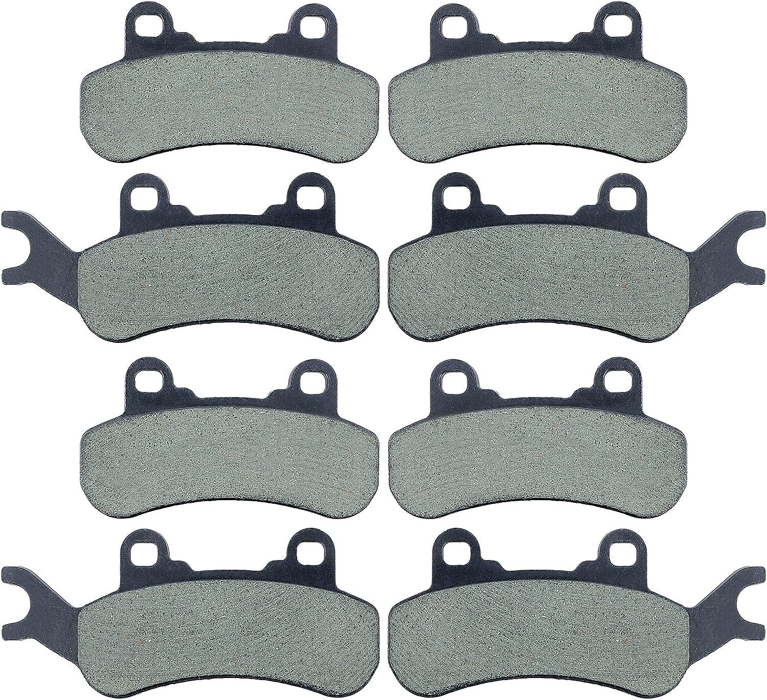 Front and Rear Brake Pads for Maverick 2017-2019 X3 4x4, X3 4x4 XRS, X3 Max 4x4