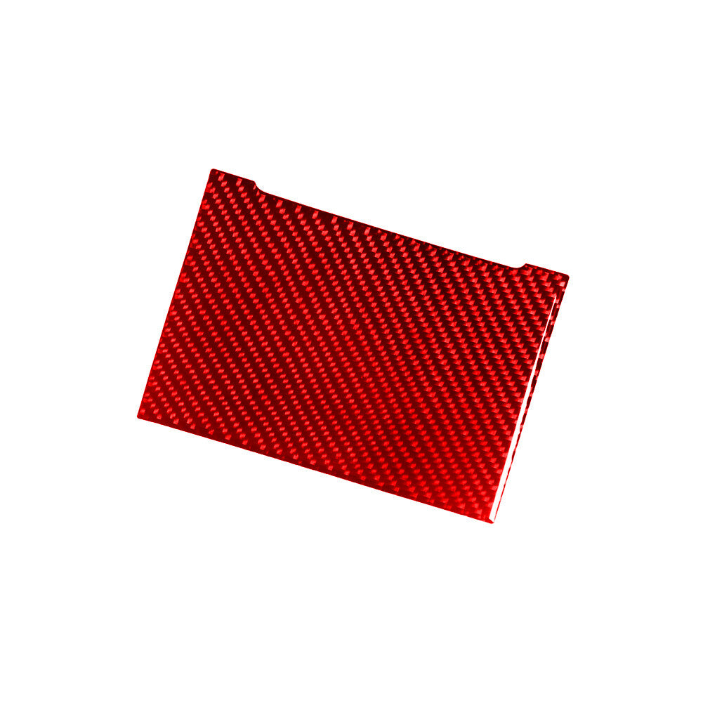 Red Carbon Fiber Inner Cup Holder Cover Sticker Trim for Hyundai Azera 2006-2011