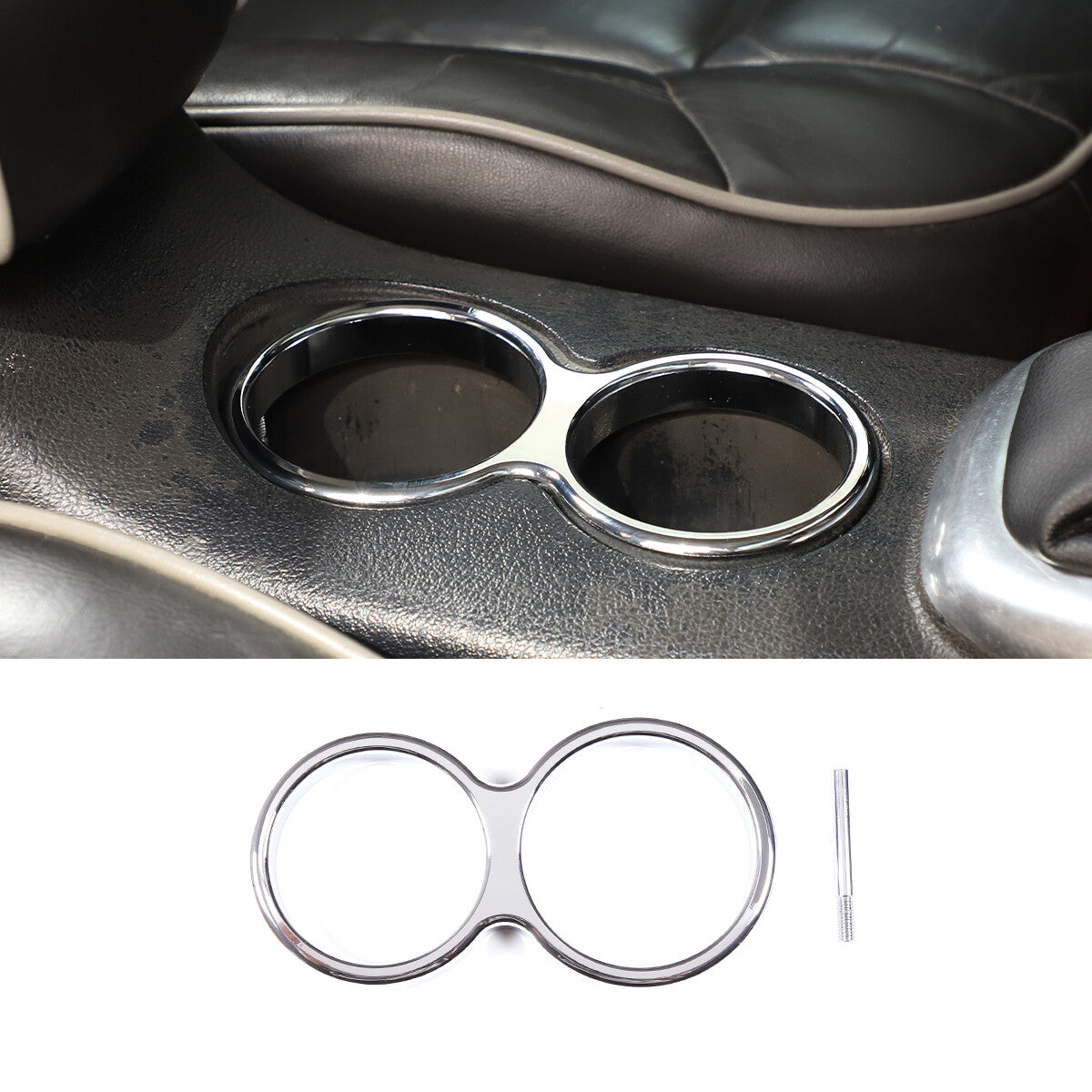Stainless steel full window center pillar cover trim for Toyota FJ Cruiser 07-21