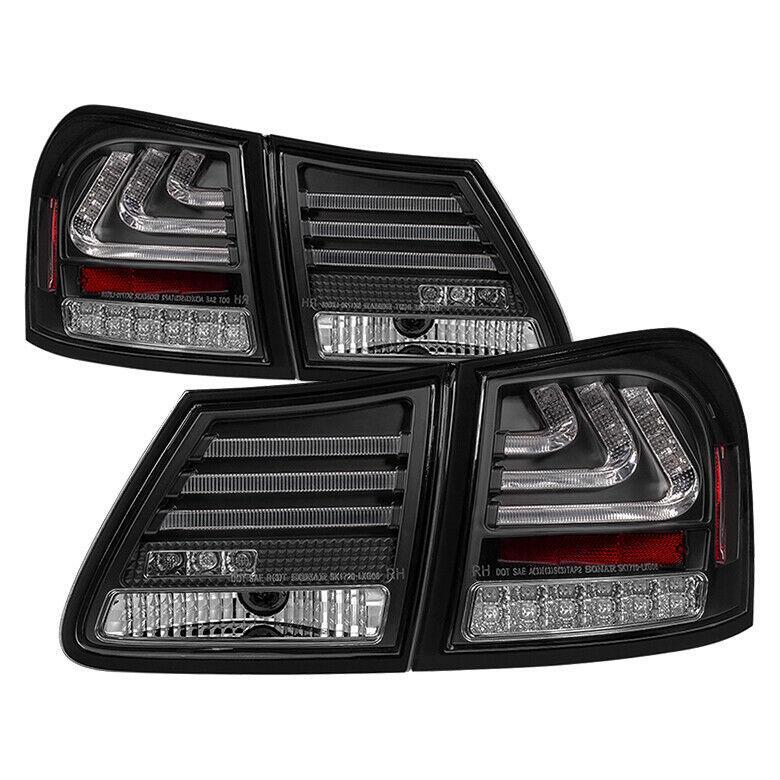 Smoke black LED taillights and brake lights (left + right) are applicable to 2006-11 for Lexus GS300 and GS350.