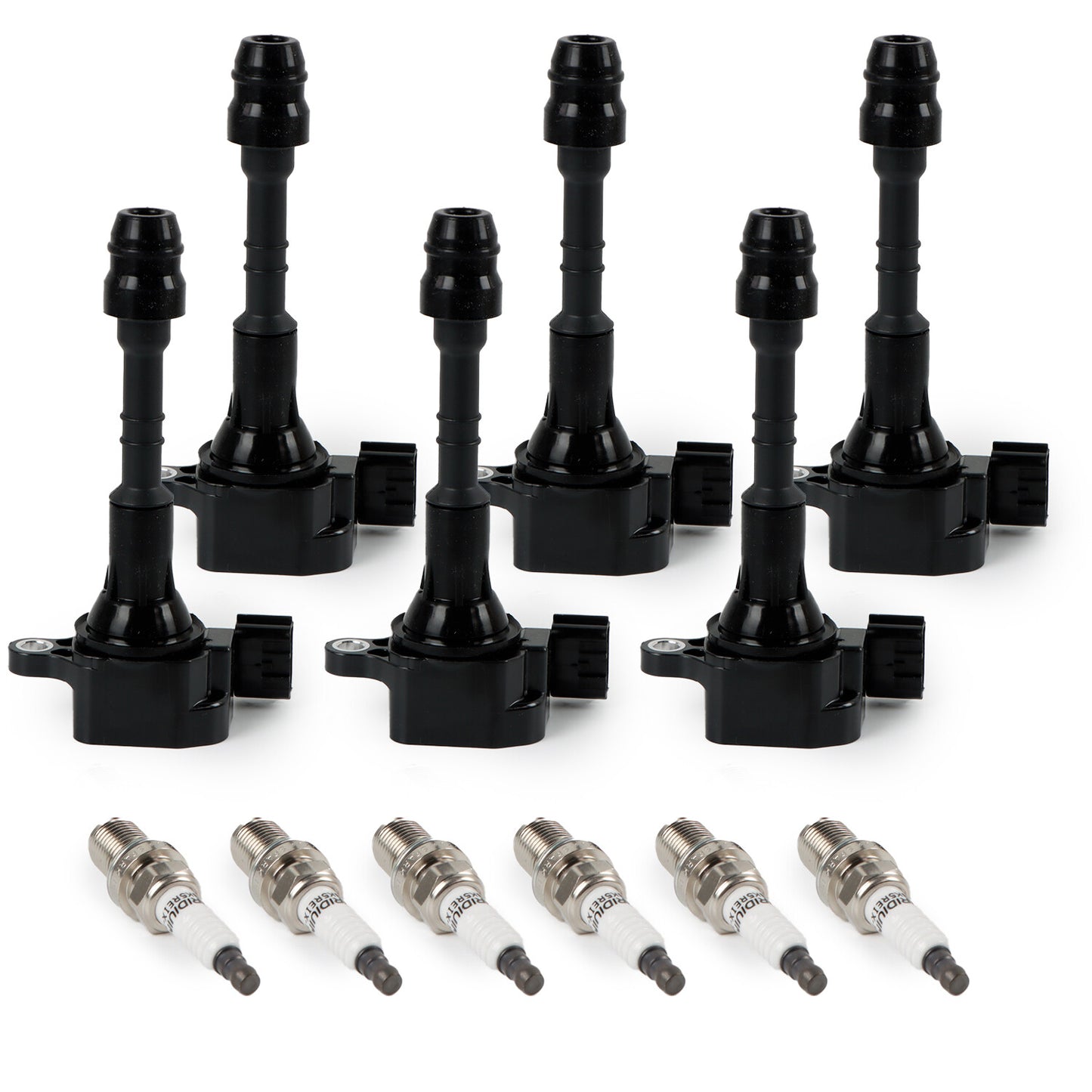 6PCS Ignition Coil+6X Iridium Spark Plugs for Nissan Frontier Pathfinder Maxima
