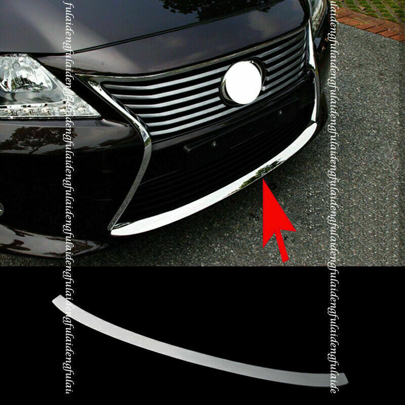 Steel Chrome Front Bumper Down Cover Trim for LEXUS ES250 ES300 ES350h 2012-2015