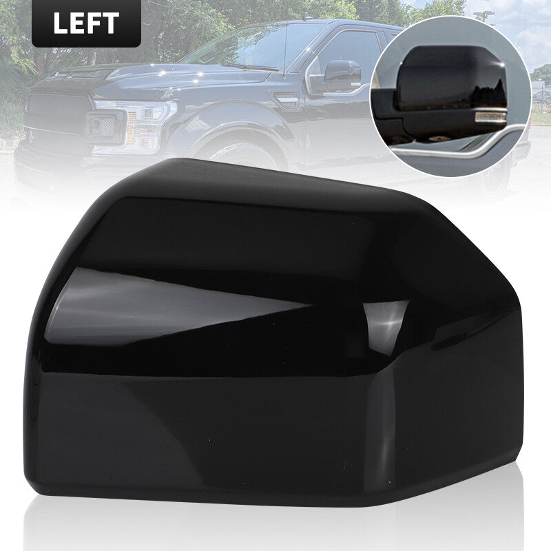 Left Driver Side Mirror Cover Cap Fit for Ford F-150 F150 2015-2020 FL3Z17D743AA