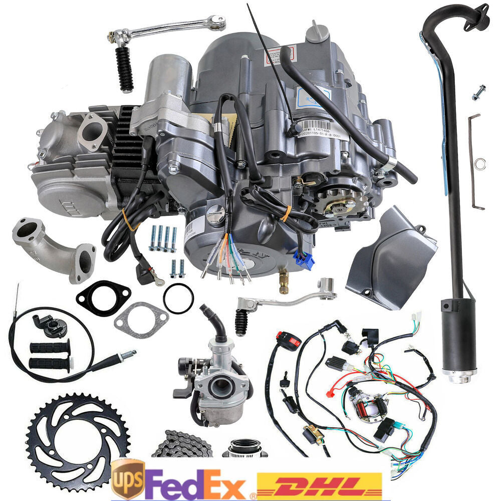 for Lifan 125cc Semi Auto Engine Motor for Pit Trail Bike for Honda CT70 CT90 ATC70 Z50