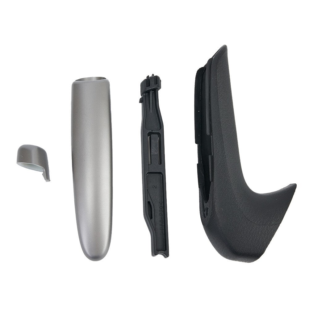 Black and gray handbrake cover, car accessory for Civic 2006-2011.