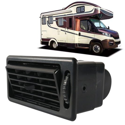For Car RV ATV Universal Dashboard Air Outlet Dash Ventilation Replacement Black