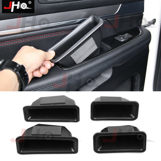 4Pcs Door Armrest Handle Storage Box Container Tray for Ford Explorer 16-2019