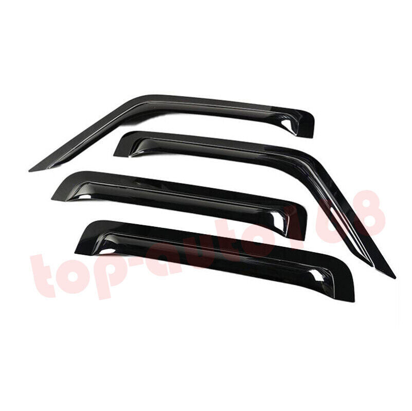 4p for Benz G-Class 2019-2023 Black Window Visors Sun Rain Guard Vent Deflectors
