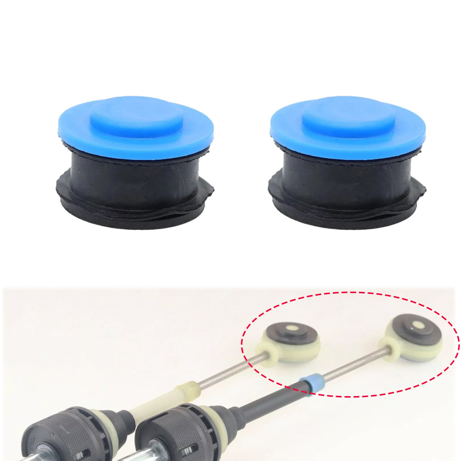 for Vauxhall Astravan H 1.7 Shift Cable Linkage End Repair Kit Selector Bushing