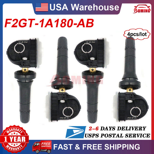4PCS TPMS F2GT-1A180-AB TIRE PRESSURE SENSORS NEW for FORD EDGE for MUSTANG F-150 US