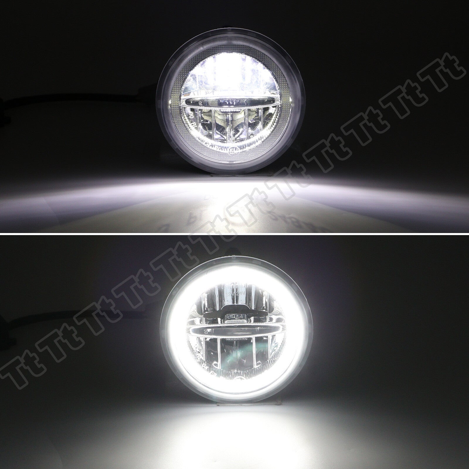 Suitable for 2003-2009 for Hummer H2 LED Halo DRL Driving Fog Daytime Running Lights