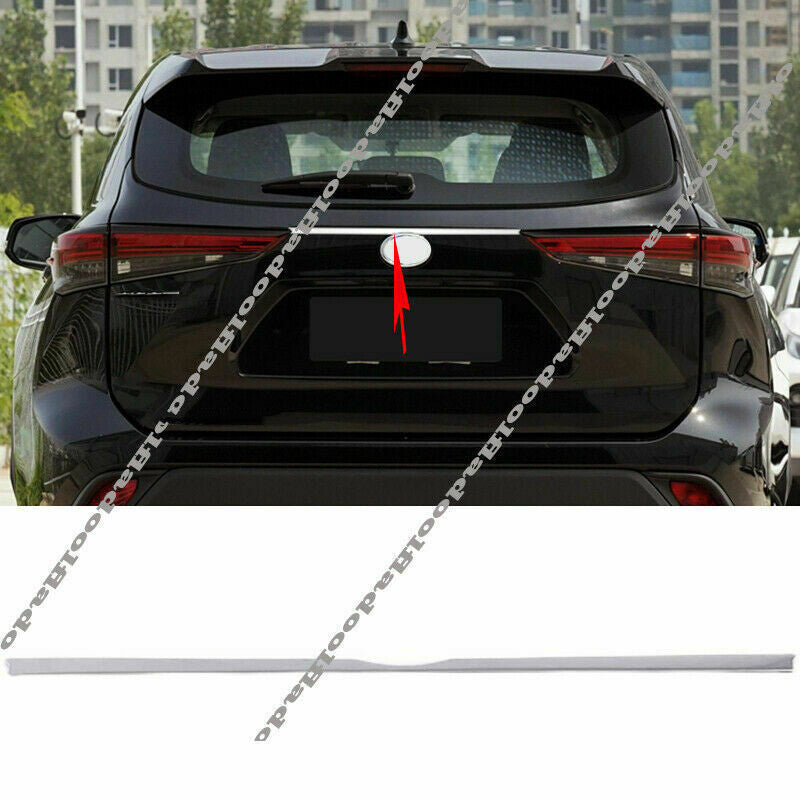 Rear Door Trunk Tailgate Upper Strip Trim Molding for Toyota Highlander 2020-23