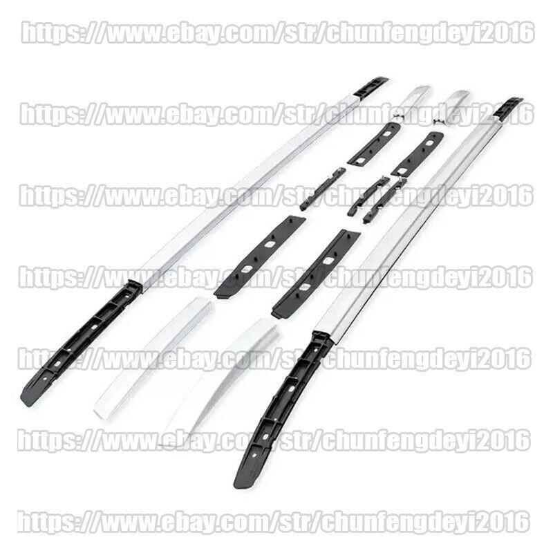 for Mitsubishi ASX Outlander Sport RVR 2010-21 silver Roof Rail Rack Side Bar 2x