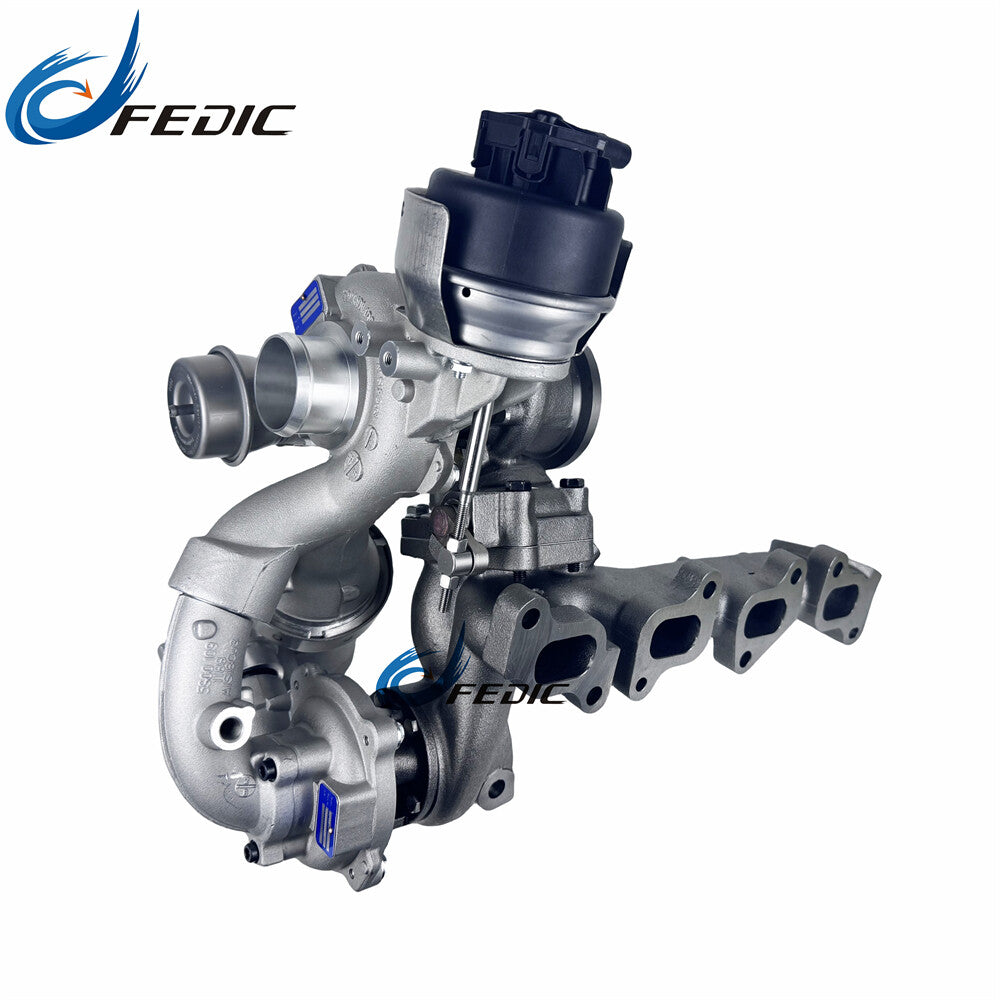 R2S KP35+K04 10009880102 Twin turbocharger for VW Amarok 2.0 BiTDI CFCA 2010