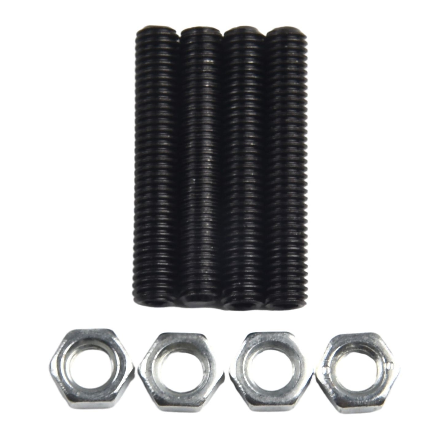 4 x White Fixing Clips, new Fastener Rods, Clip Hole Door Locks