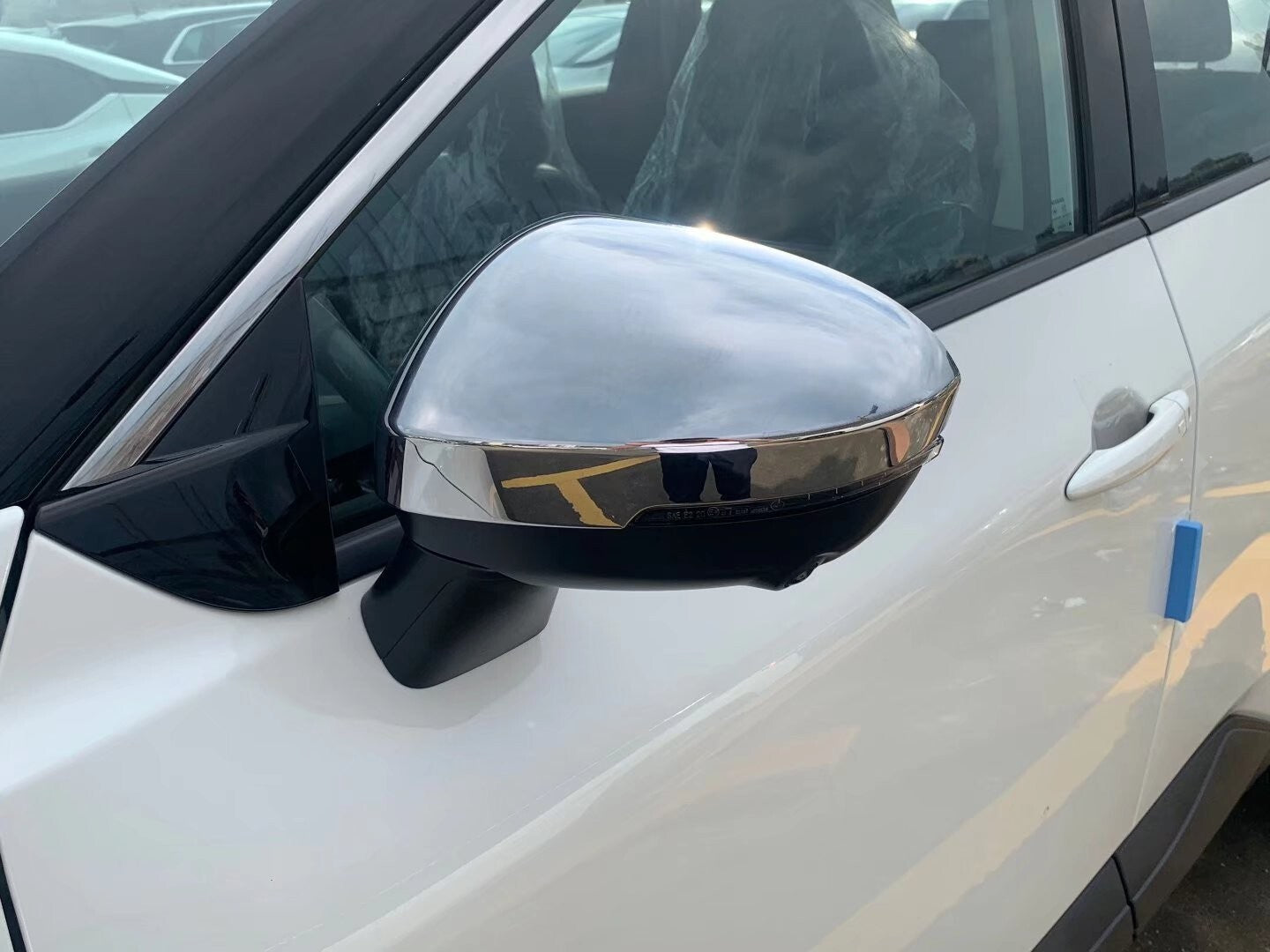 Chrome Door Side Mirror Cover Trims Cap for Nissan Rogue 2022 Car Accessories