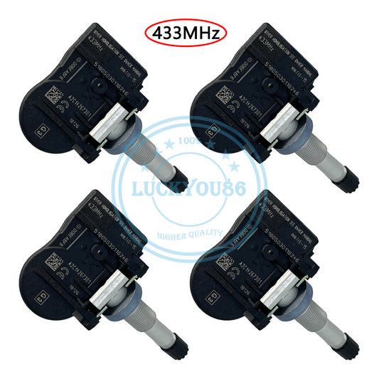 4pcs TPMS Tire Pressure Sensor 433MHZ for Kia K5 Soul Optima 52933-1J000