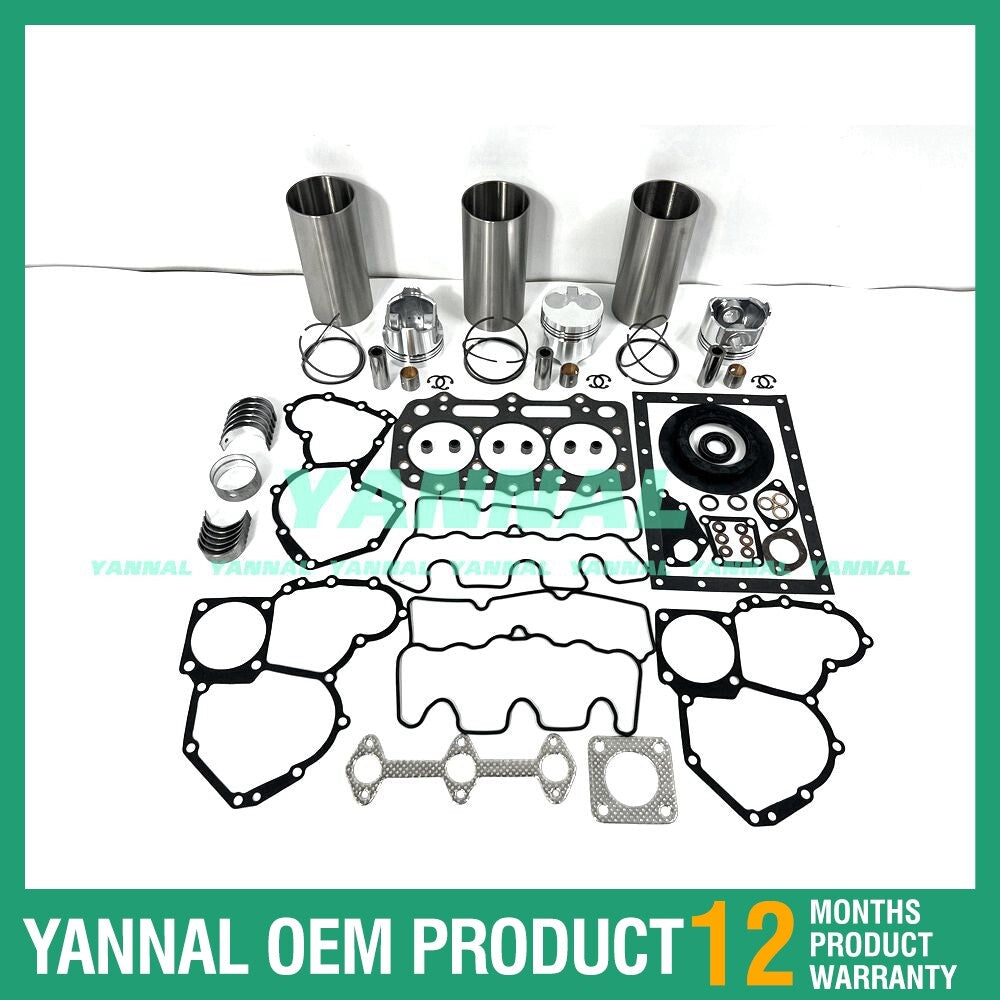 Engine overhaul and rebuild kit with washers and bearings for Perkins 403C-11 engines.