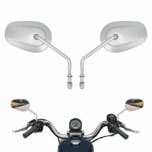 2x Mirrors For Har-ley Softail Road Glide Motorcycle Rearview 1982-18 2019 2020