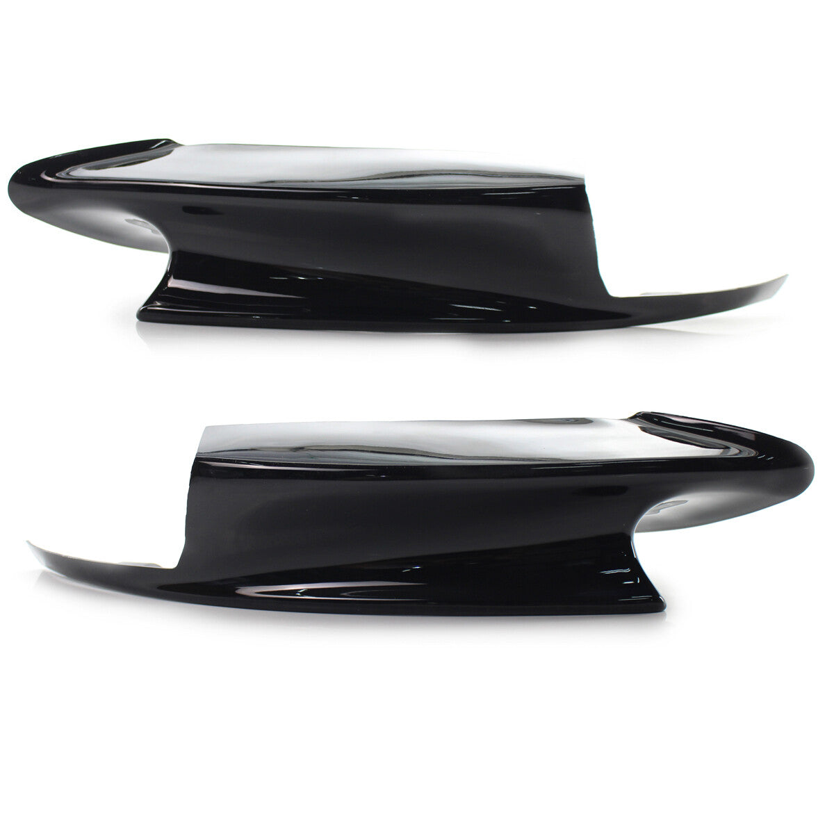 2-Piece Gloss Black Front Engine Lip Splitter for 2008-2013 for BMW E90 E92 M3